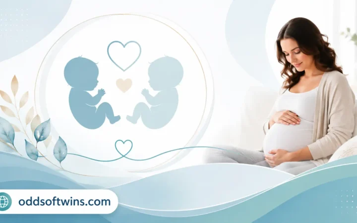 Illustration showing how a single embryo transfer can result in identical twins through embryo splitting